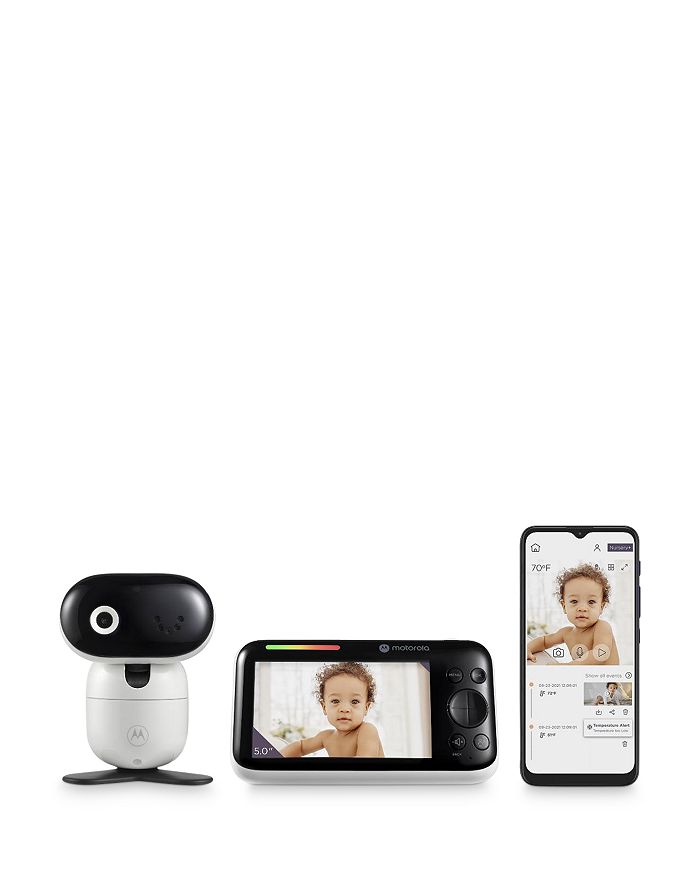 Motorola - 5.0 WiFi Motorized Video Baby Monitor