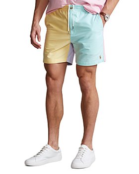Polo Ralph Lauren - 6-Inch Cotton Oxford Color Blocked Classic Fit Shorts
