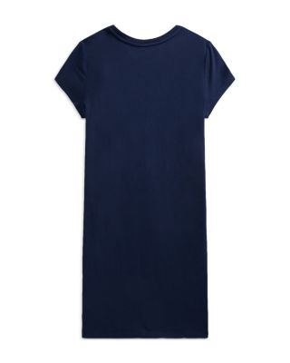 Ralph Lauren Girls' Polo Bear Cotton Jersey Tee Dress - Little Kid, Big Kid  | Bloomingdale's Kids