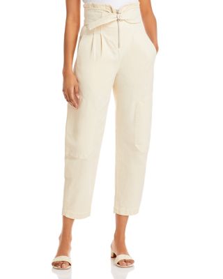 Sea Suri Cotton Canvas Belted Pants 