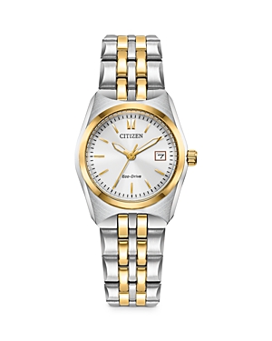 Citizen Eco-Drive Corso Women's Stainless Steel Watch, 28mm