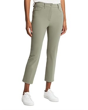 Theory Treeca Ankle Pants In Moss