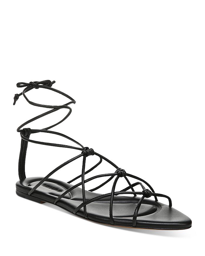 Vince Women's Kenna Ankle Tie Strappy Sandals | Bloomingdale's