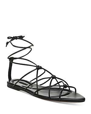 VINCE WOMEN'S KENNA ANKLE TIE STRAPPY SANDALS