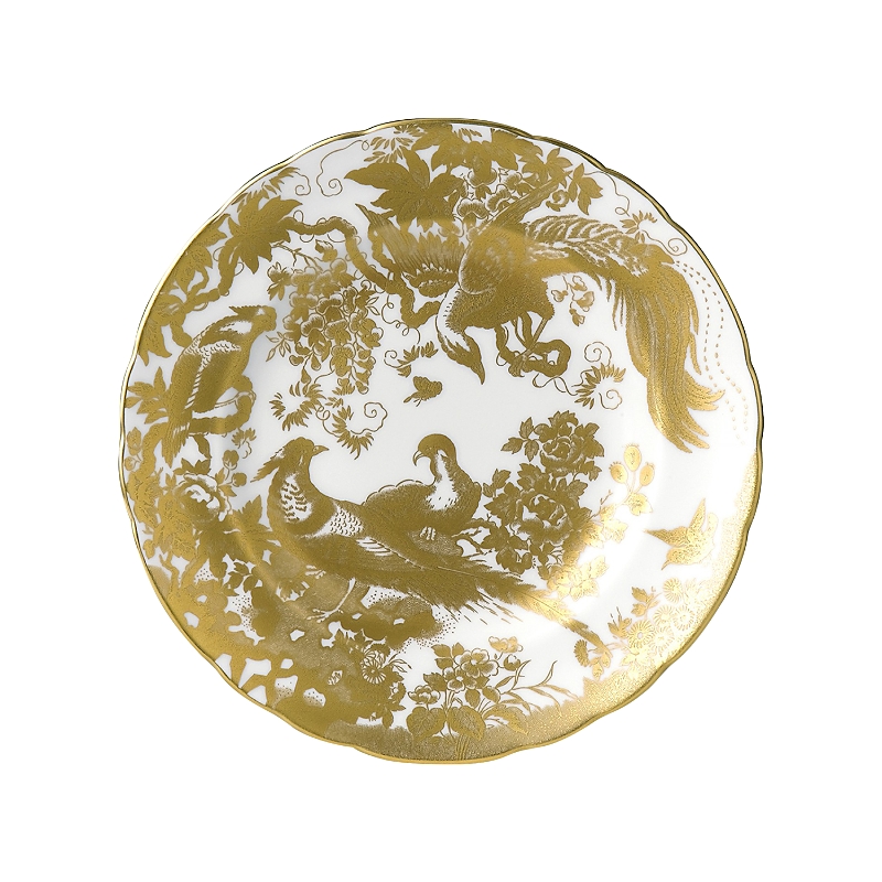 Royal Crown Derby Gold Aves Salad Plate, 8 In Gold