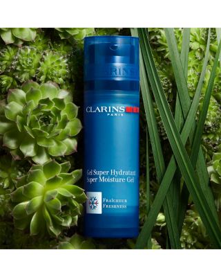 ClarinsMen Super Hydrating Moisturizer Cooling Gel, All Skin Types 1.7 oz.