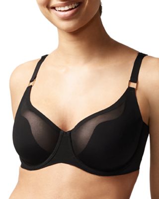 Final Sale Chantelle Pyramide Underwire Bra- Black – Sheer