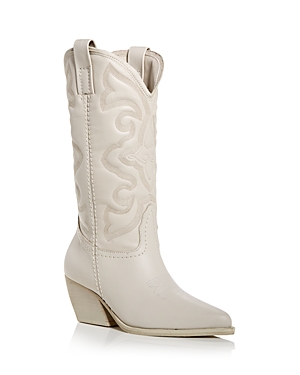 Steve Madden Women's West Stitched Western Boots