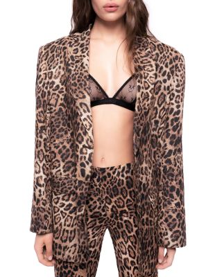 PINKO - Welsh 2 Giacca Stampa Linen Blazer