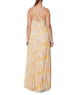 slim fit dress slacks High Low Dress Gold main image 0