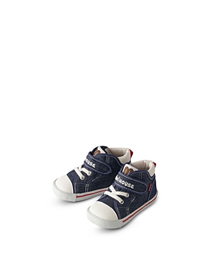Miki House Kids' Unisex High Top Second Shoes - Toddler In Indigo