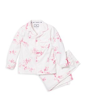 Petite Plume - Girls' English Rose Pajama Set - Baby, Little Kid, Big Kid