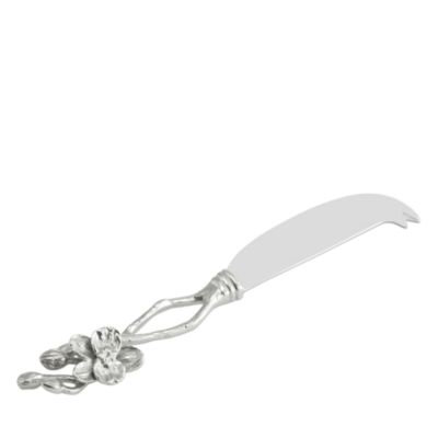 White Orchid Small Cheeseboard with Knife