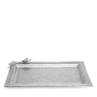 Michael Aram White Orchid Glass Tray