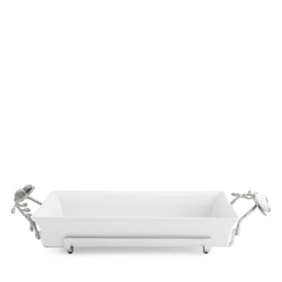 Michael Aram White Orchid 3-Quart Casserole Dish