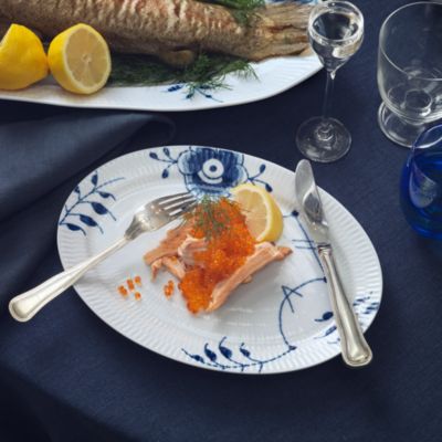 Blue Fluted Mega Serveware