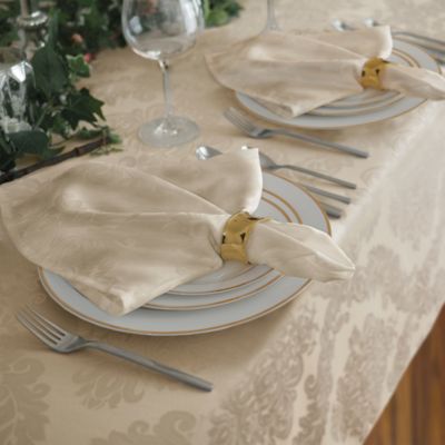 Barcelona Jacquard Damask Napkins, Set of 4