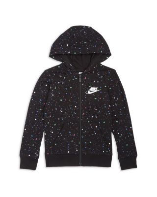 Nike Boys' NSW DNA Splatter Print Zip Hoodie Little Kid