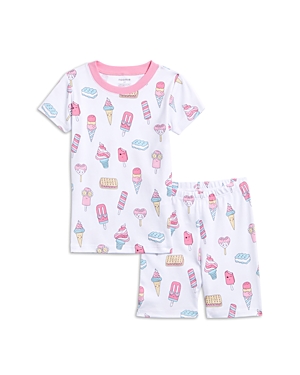 Noomie Unisex Ice Cream Print Pajama Set - Little Kid