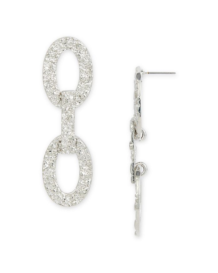 Coach oval link drop earrings Clearance