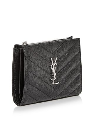  Cassandre Matelasse Fragments Zipped Bi-Fold Wallet