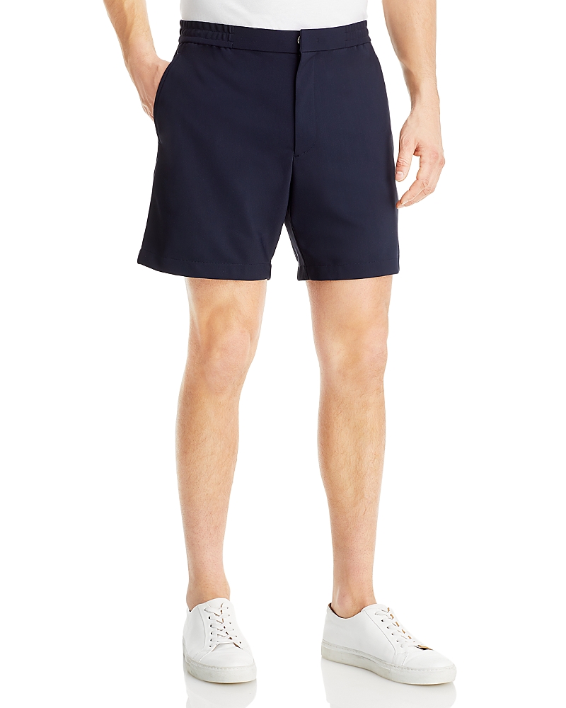 Theory Curtis Precision Ponte Straight Fit Shorts