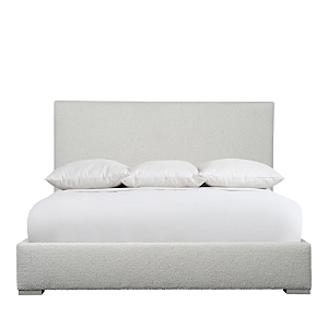 Bernhardt Solaria Queen Wood Frame Panel Bed In Light Wood/cream