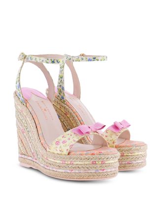 Sophia Webster Lucita Malibu Sunrise Palm Tree Wedge Espadrille Sandals offers