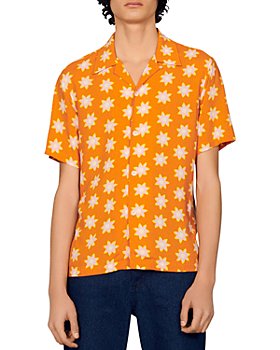Sandro - Cold Flower Regular Fit Shirt 