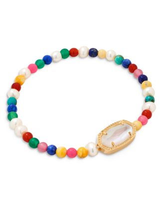 Mini Elaina Stretch Bracelet - Carnation Opal main image 1