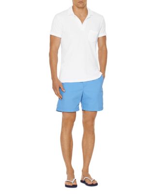 Cotton Terry Solid Tailored Fit Polo Shirt