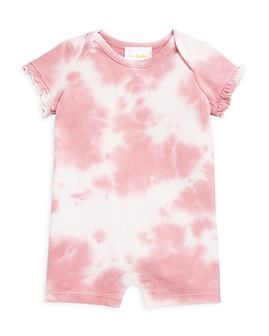 Bloomie's Baby Girls' Tie Dyed Cotton Romper, Baby - 100% Exclusive In Pink
