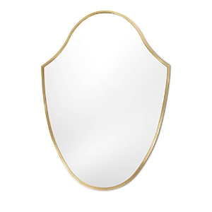 Regina Andrew Design Design Crest Mirror In Brass