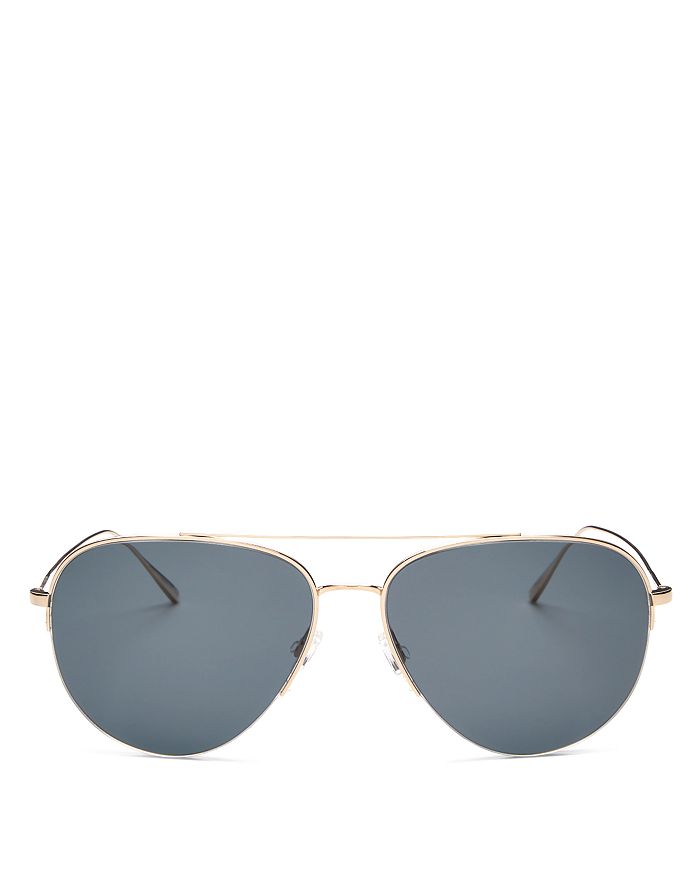 Oliver peoples on sale polarized aviator sunglasses
