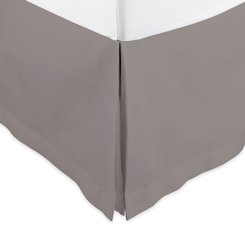 Shop Home Treasures Royal Sateen Queen Dust Ruffle In Chrome