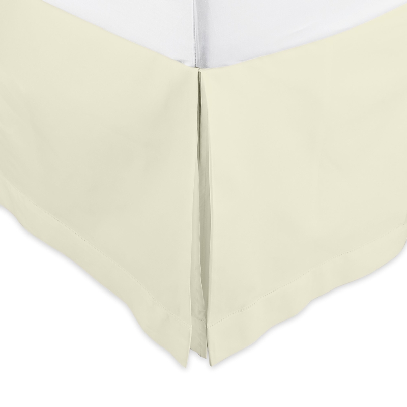 Home Treasures Royal Sateen Queen Dust Ruffle In Ivory
