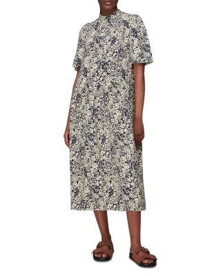 Whistles - Graphic Floral Trapeze Dress