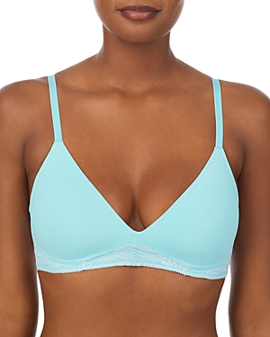 On Gossamer Ongossamer Sleek & Lace Wireless Free Lift Bra In Island Paradise