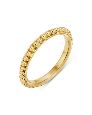 Temple St. Clair 18K Yellow Gold Classic Sassini Beaded Band