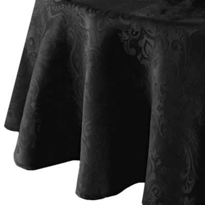 Caiden Elegance Damask Oval Tablecloth, 60" x 84" 