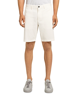 Theory Zaine Slim Straight 9 Shorts In Stone White