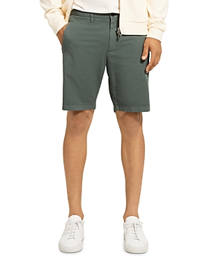 Theory Zaine Slim Straight 9 Shorts In Balsam Green