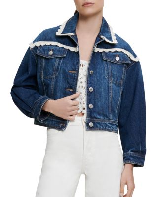 maje jean jacket