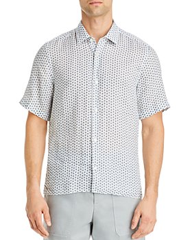 BOSS - Lukka Regular Fit Short Sleeve Linen Shirt