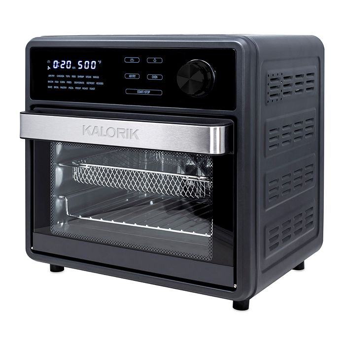 Kalorik 12 Quart Air Fryer Oven, Black/Stainless Steel