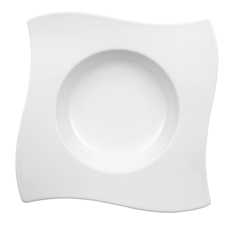 Villeroy & Boch New Wave Rim Soup Bowl In White