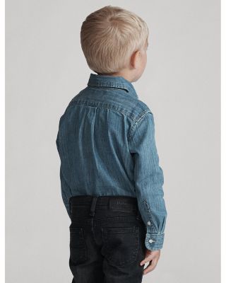 Boys' Chambray Button-Down Shirt - Little Kid