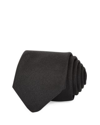 BOSS - Solid Ribbed Silk Classic Tie