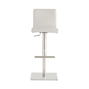 Shop Euro Style Scott Adjustable Bar/counter Stool In White