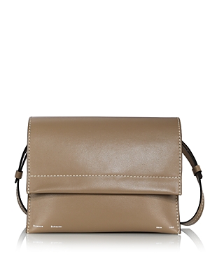 Shop Proenza Schouler White Label Accordion Small Leather Crossbody In Clay